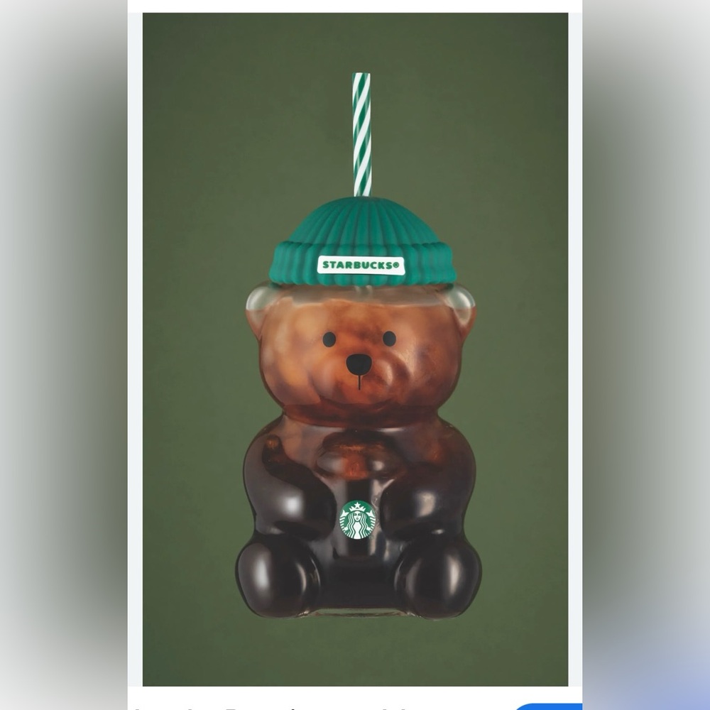 Starbucks Glass Bearista Cold Cup